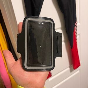 Black Reflective Sports Armband Phone Holder for Wearables